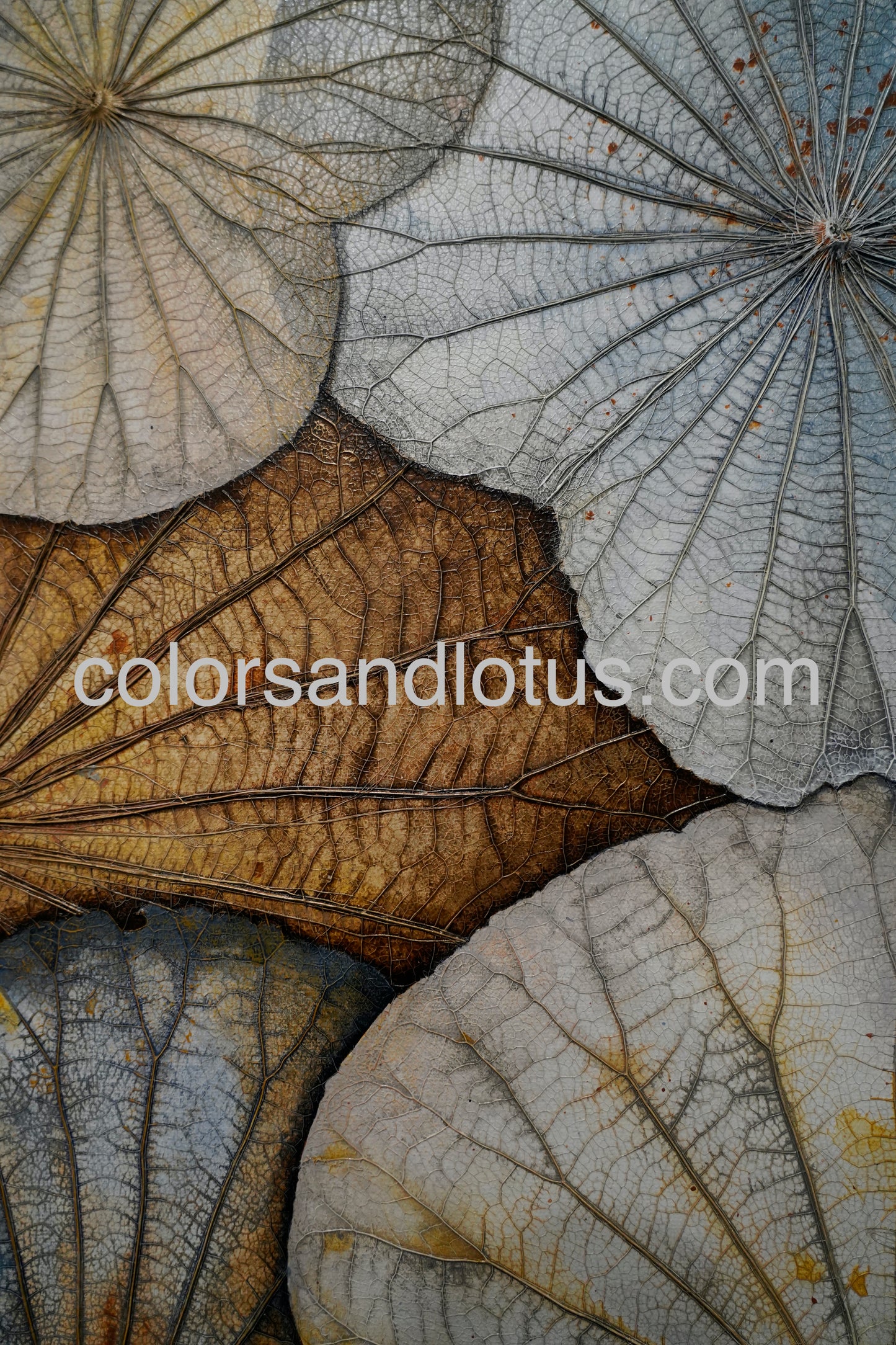 Lotus painting 70 cm x 100 cm