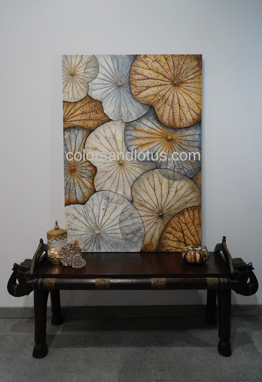 Tableau Lotus 70 cm x 100 cm
