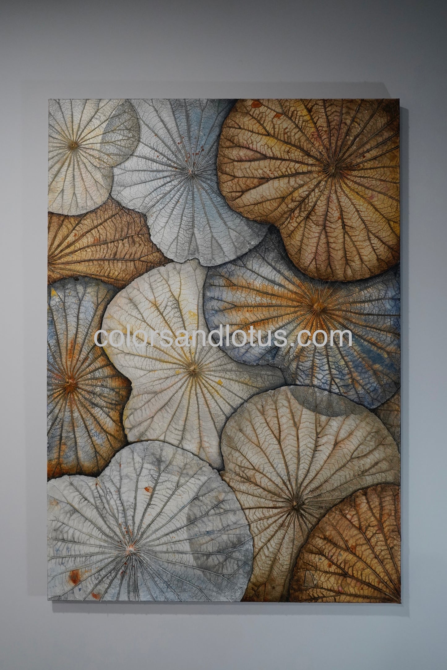 Lotus painting 70 cm x 100 cm