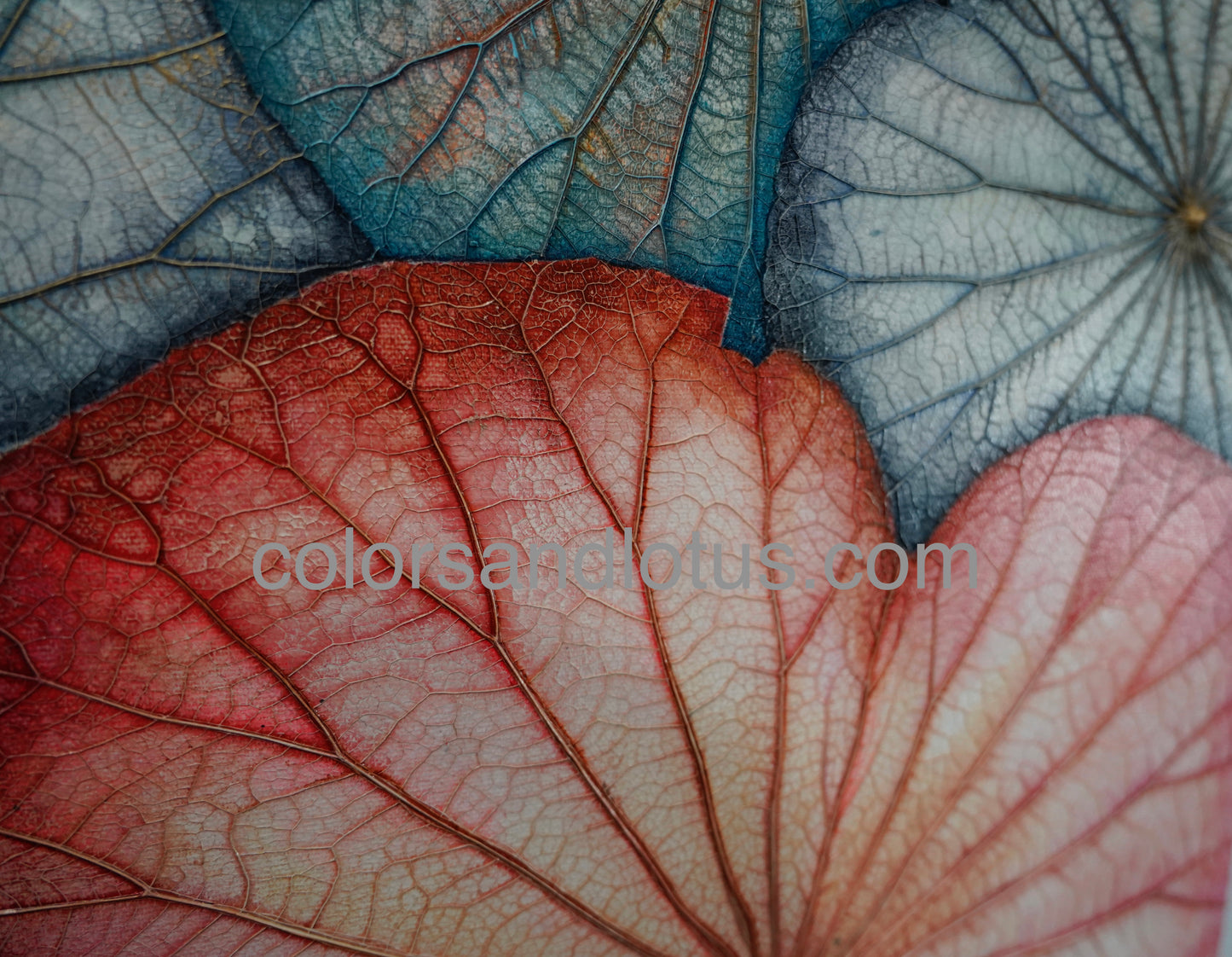 Lotus painting 40 cm x 120 cm