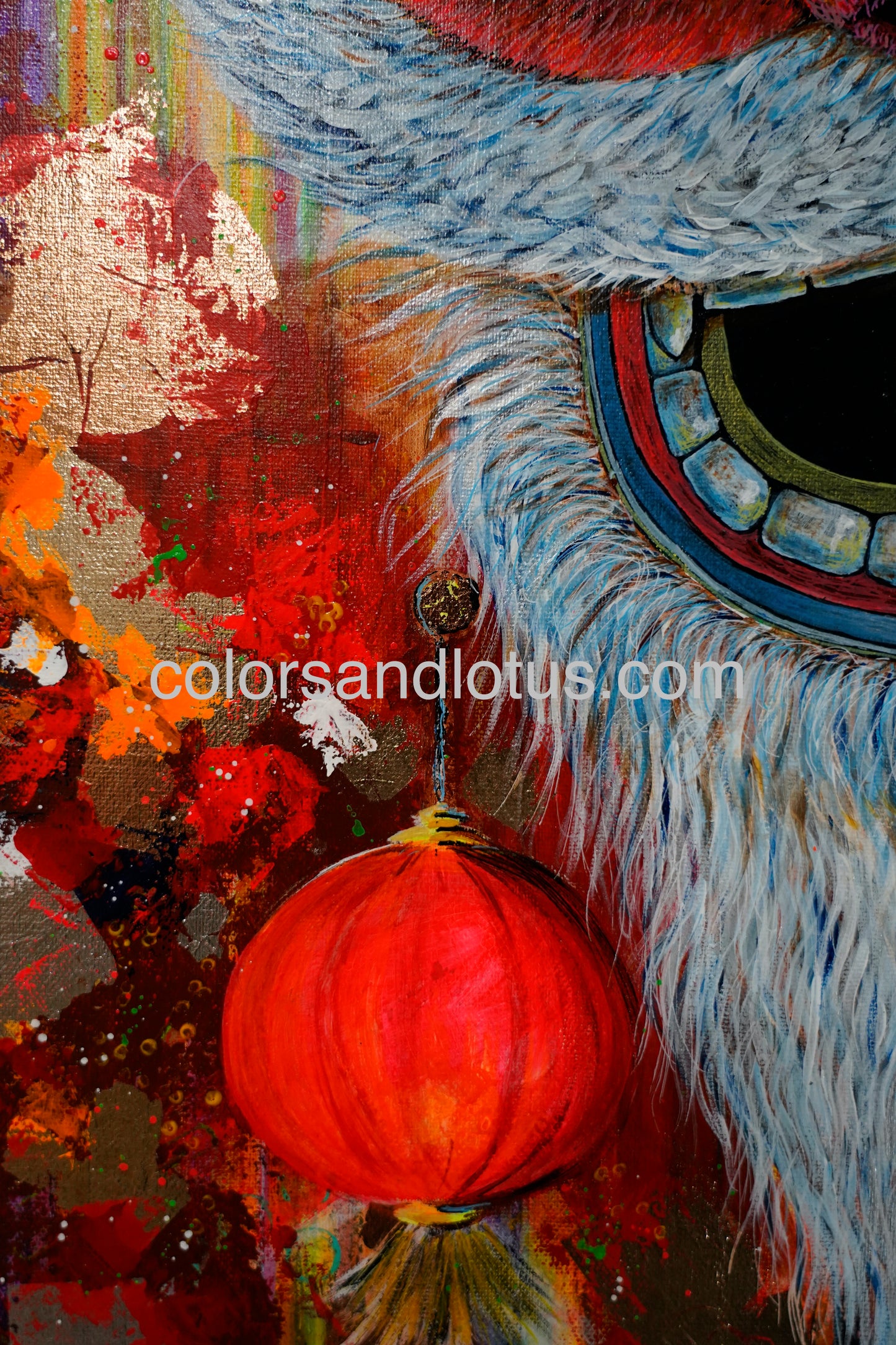 Chinese dragon painting