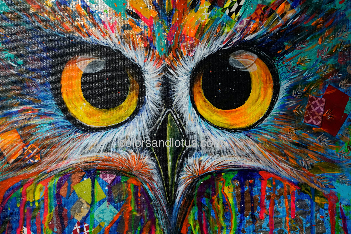 Chouette chouette 40 x 40 cm