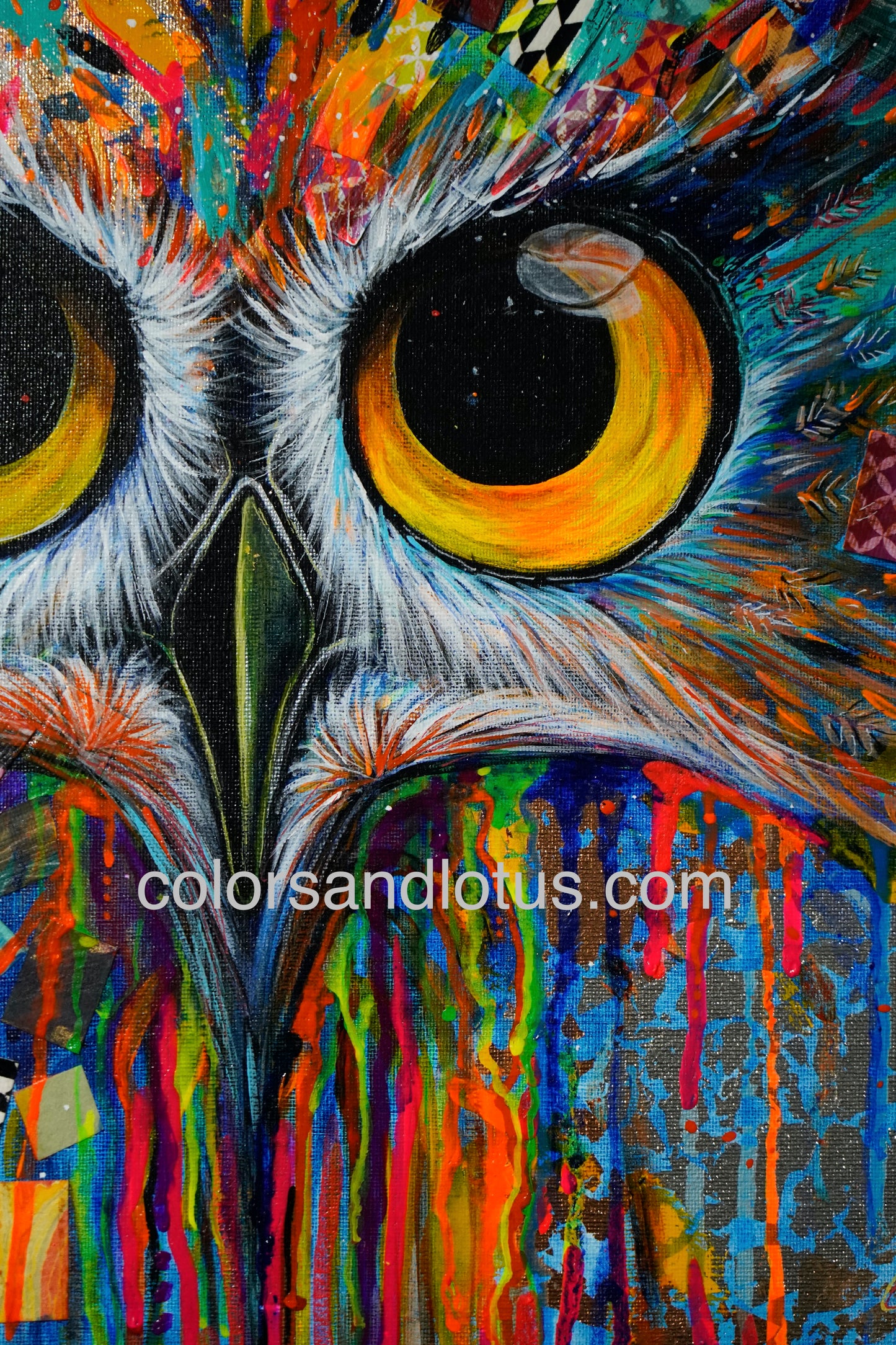 Chouette chouette 40 x 40 cm