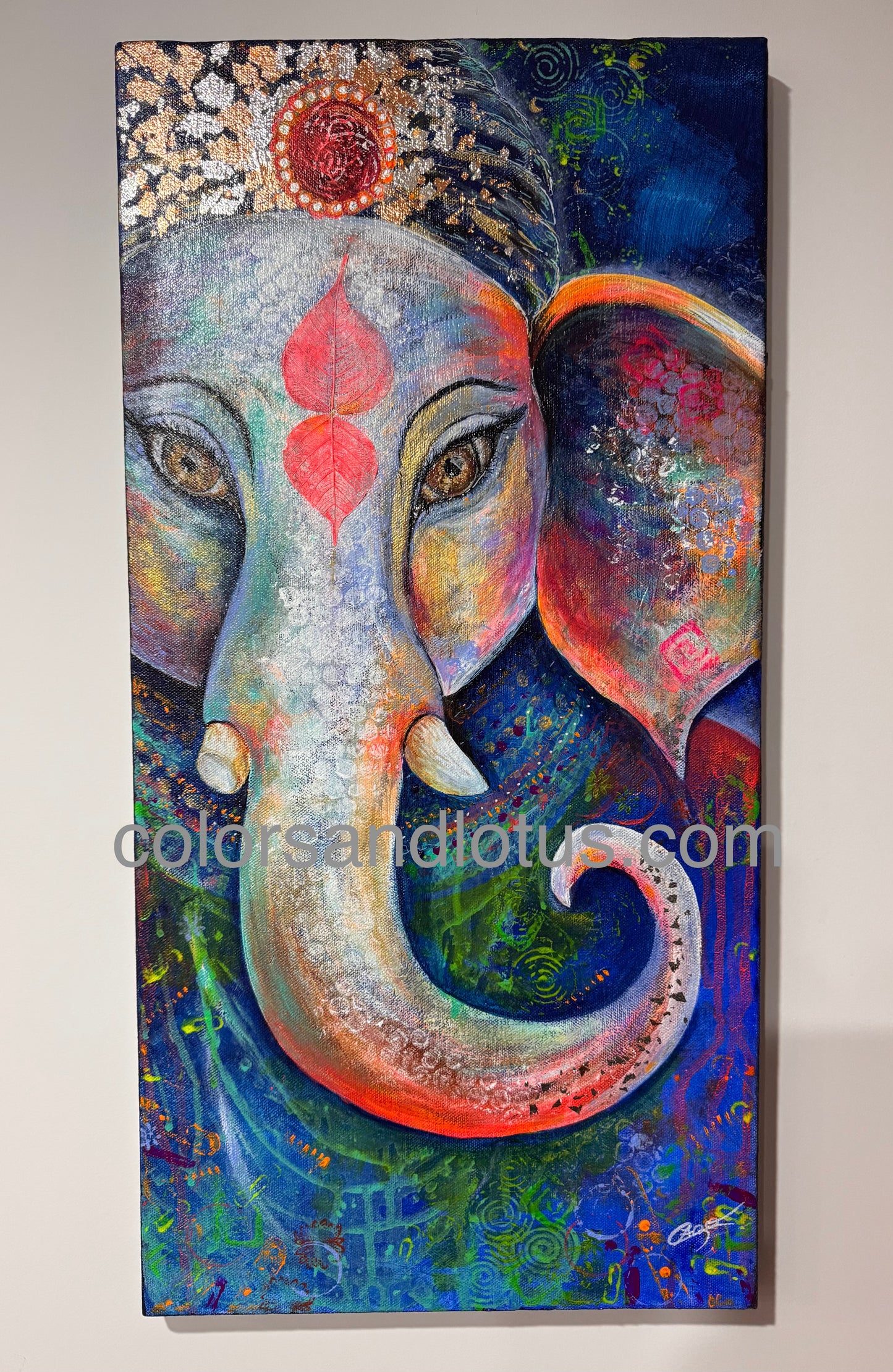 Tableau Ganesh 30 x 61 cm