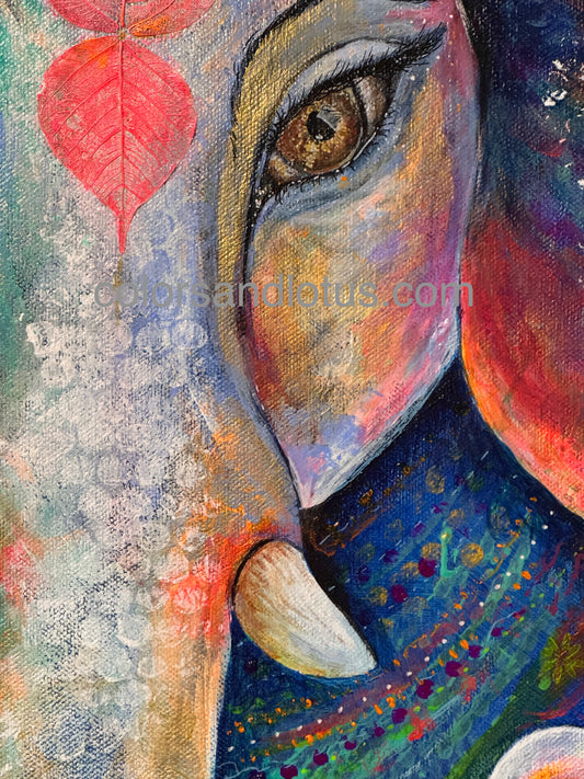 Tableau Ganesh 30 x 61 cm