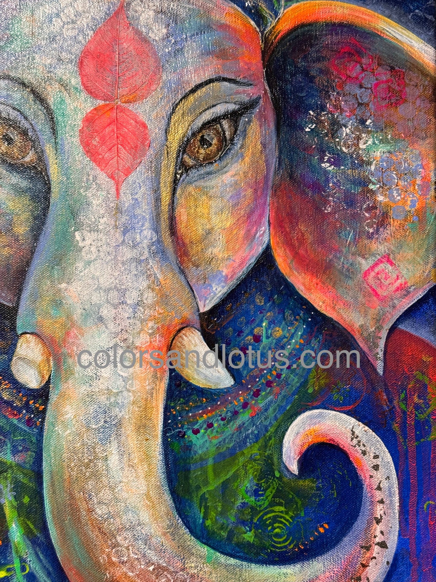 Tableau Ganesh 30 x 61 cm