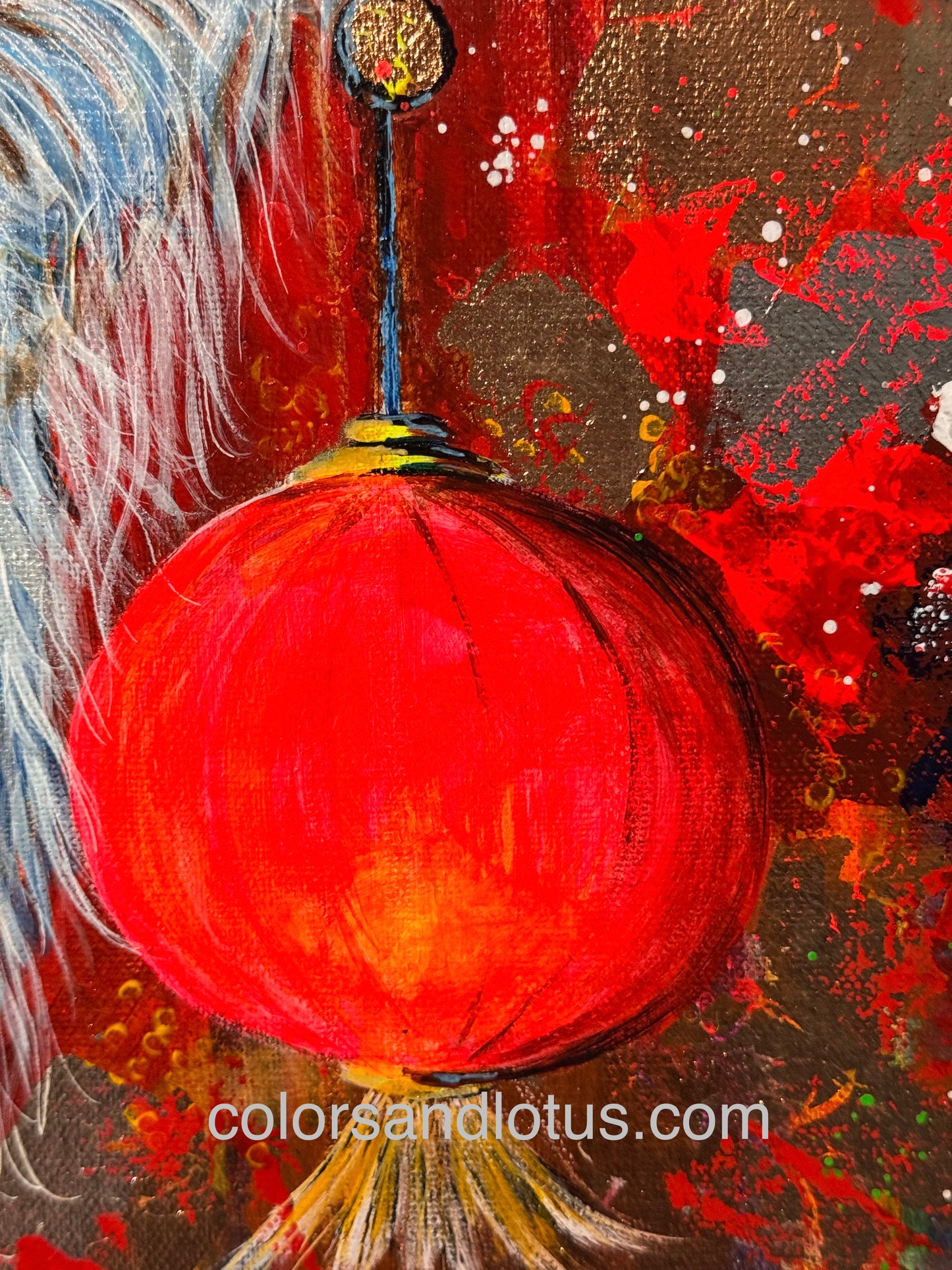 Chinese dragon painting